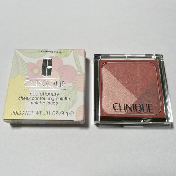 Clinique Sculptionary Cheek Contouring Palette Shade 03 Defining ROSES Blush - Picture 1 of 4